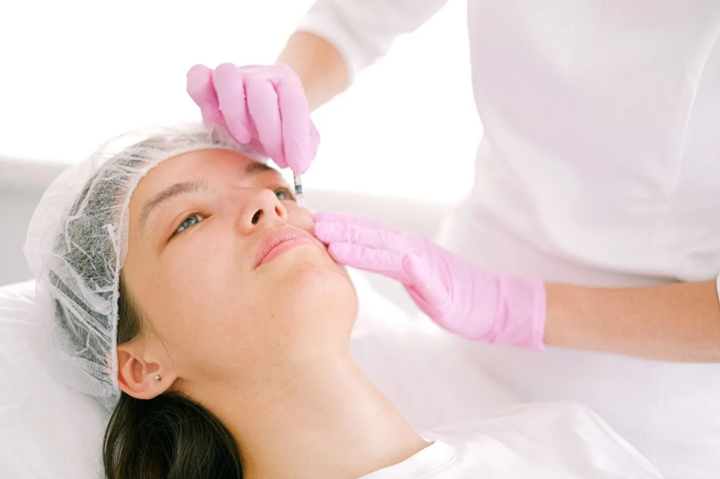 Facial aesthetic treatment in a caring setting